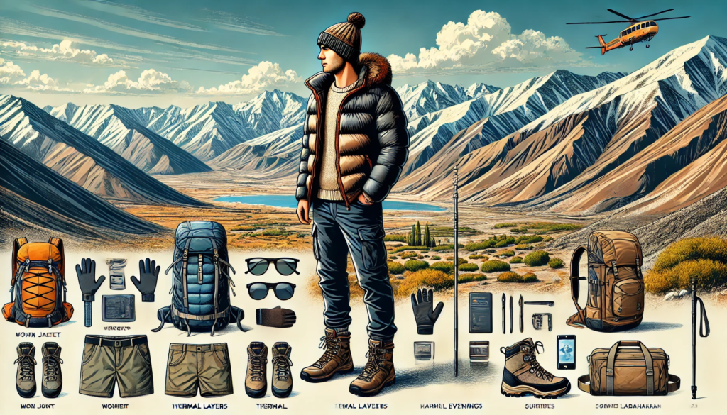 Layered clothing for June in Leh Ladakh