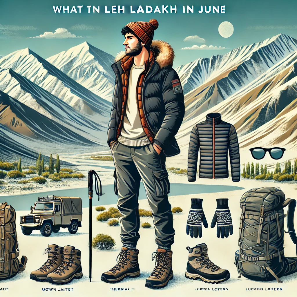 Layered clothing for June in Leh Ladakh